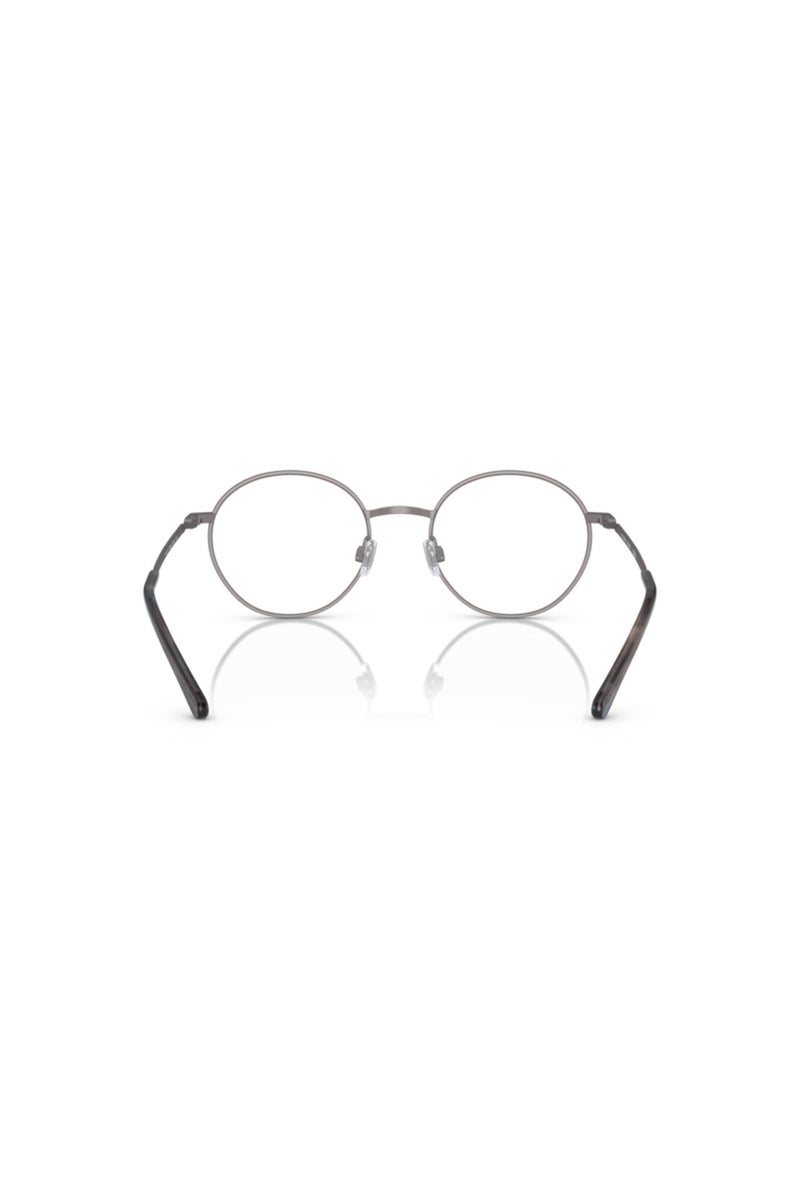 POLO Men's Round Prescription Glasses - Glossy Grey - Image 3